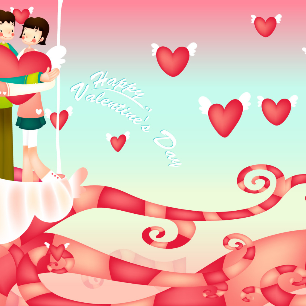 Влюбленные на День Св. Валентина