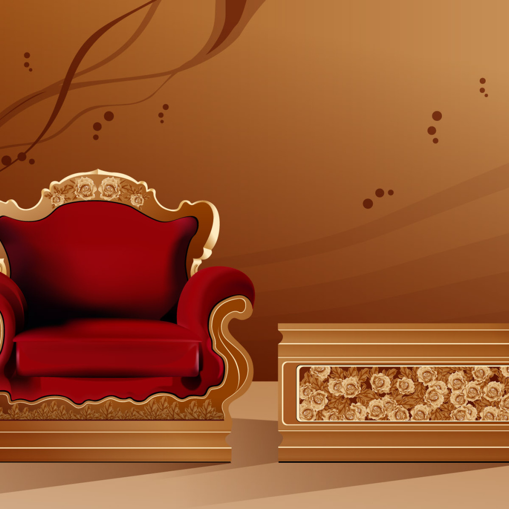 Красивое кресло