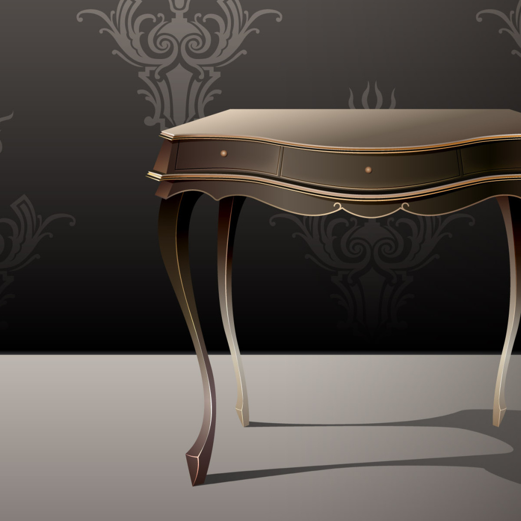 Деревянный столик