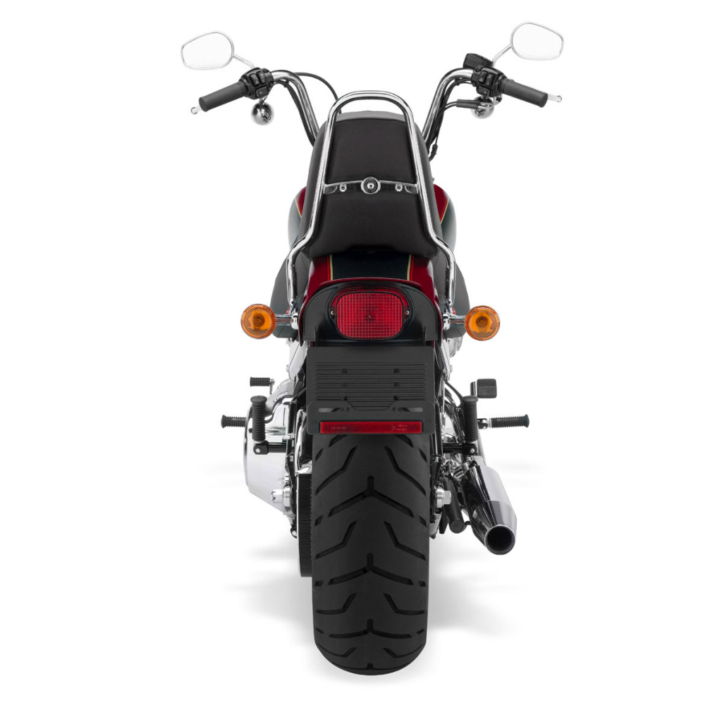 Harley Davidson вид сзади