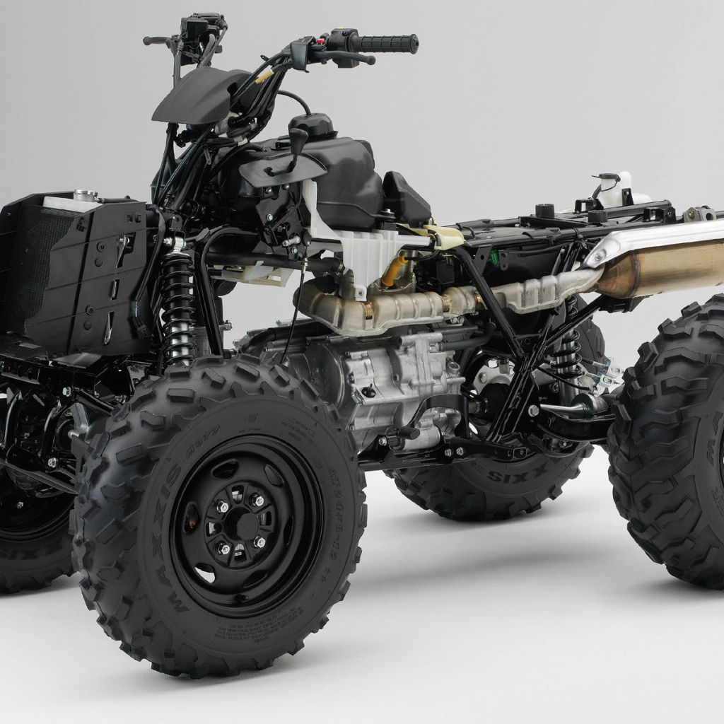 Внутренности Honda квадроцикл