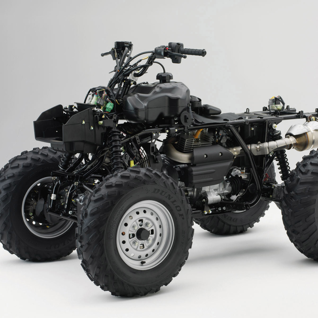 Внутри Хонда квадроцикл