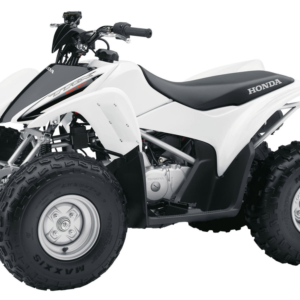 Белый Байк Honda квадроцикл