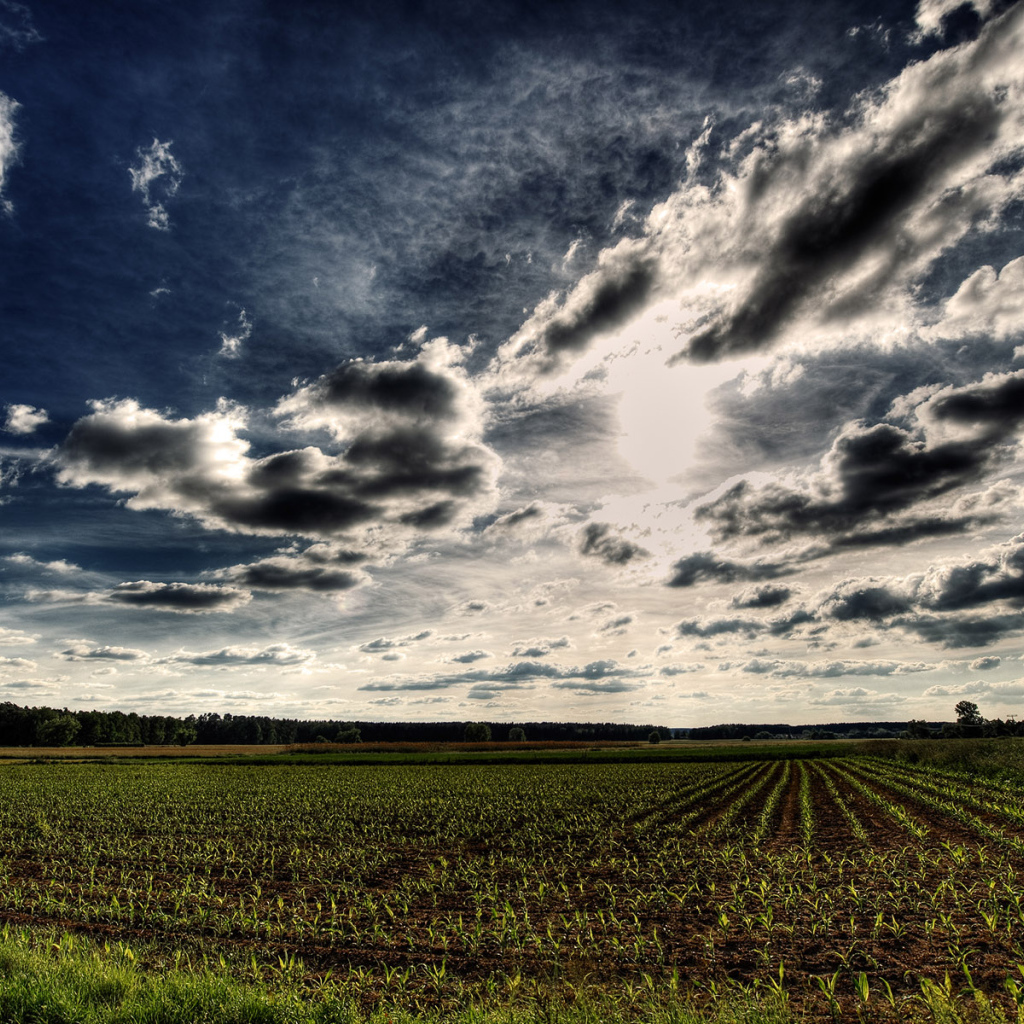 Синее небо HDR