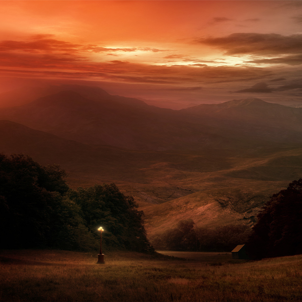 Одинокий фонарь