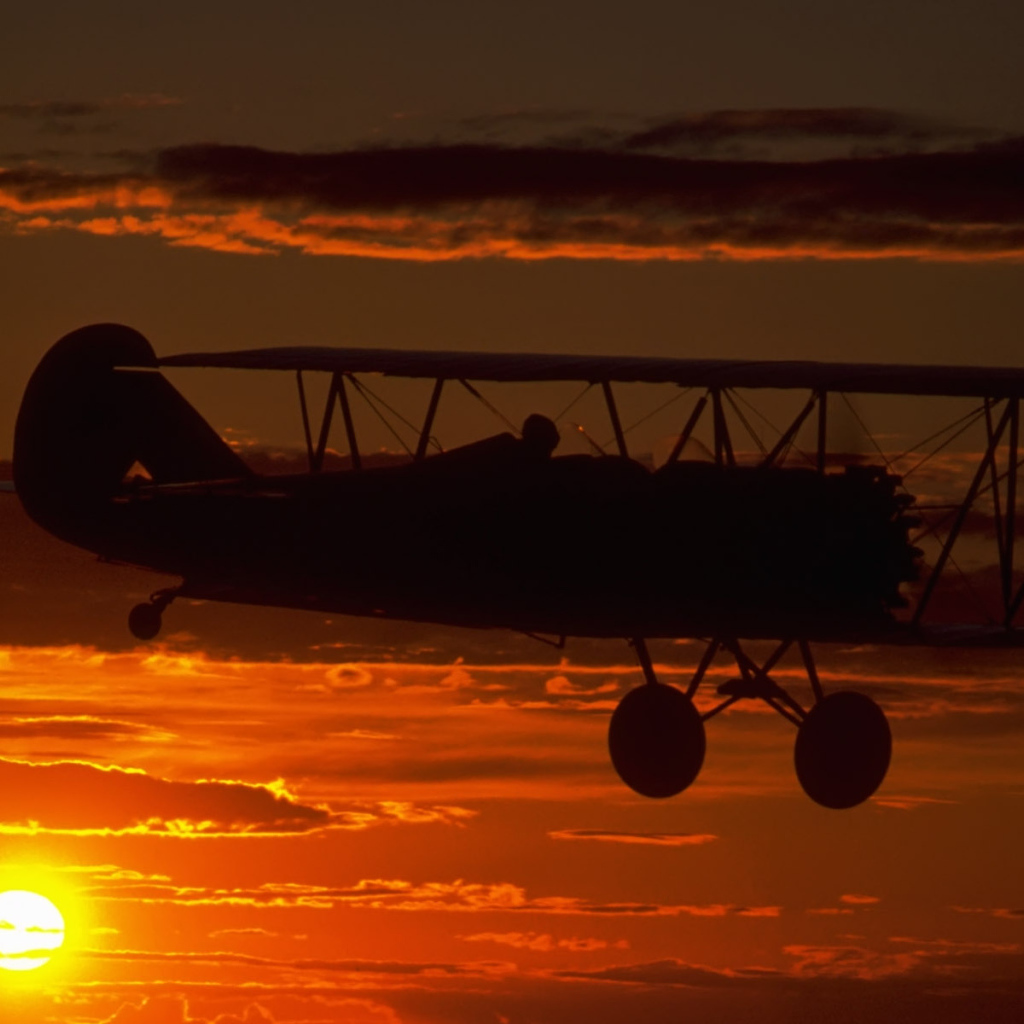 Полет на закате дня