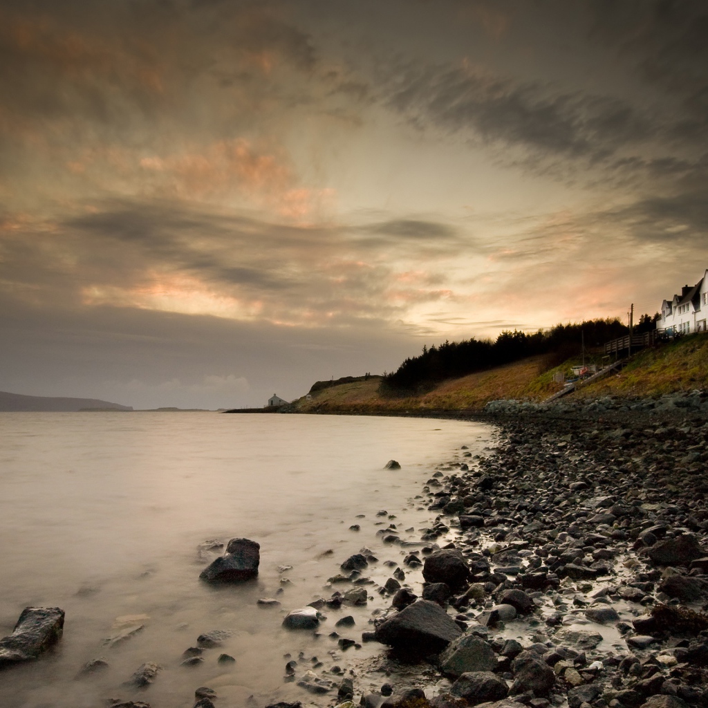 Вечером на закате