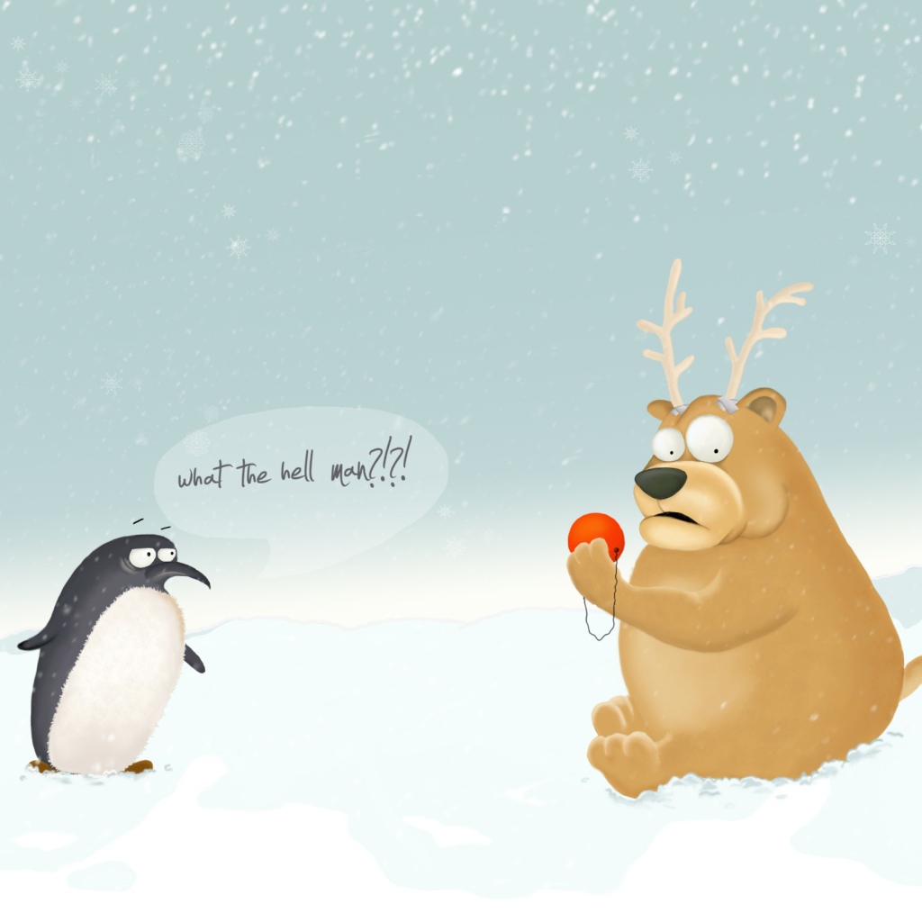 Новогодний медведь