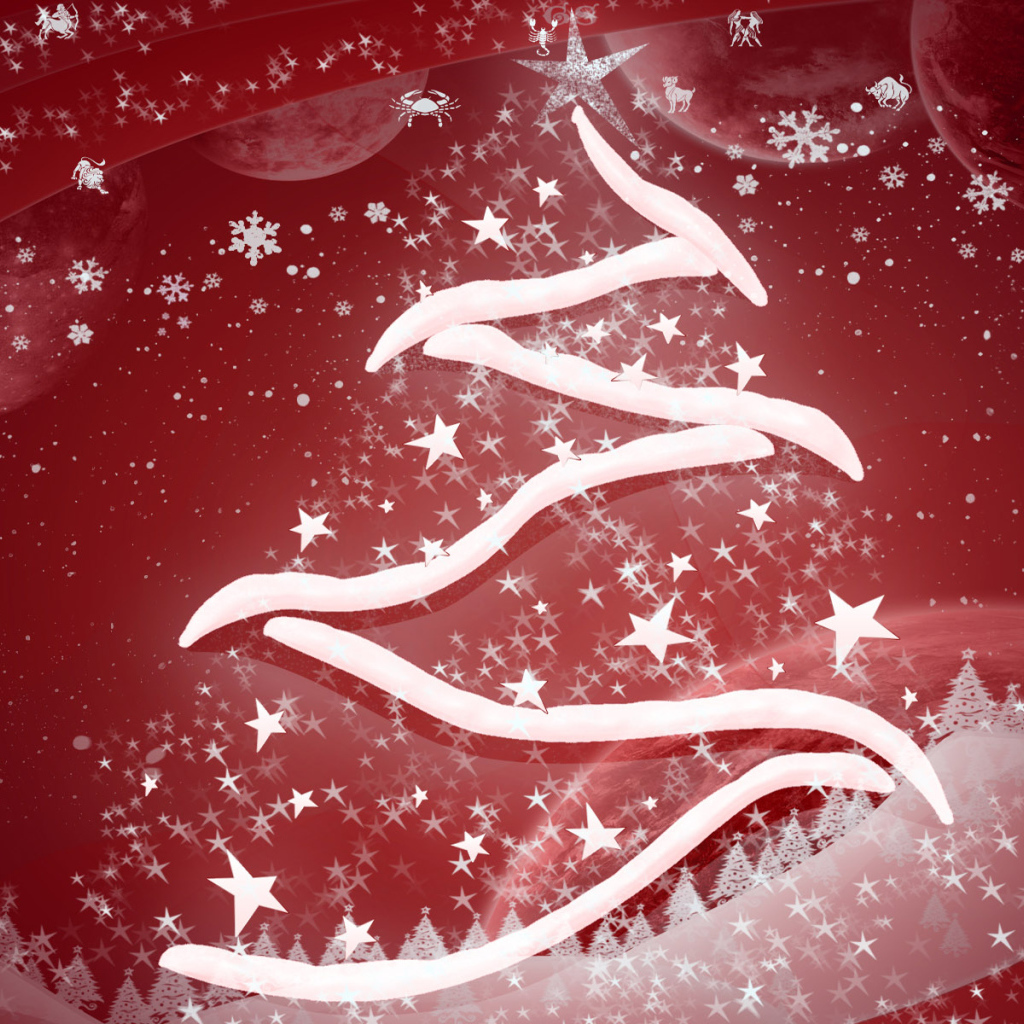 Красная елка