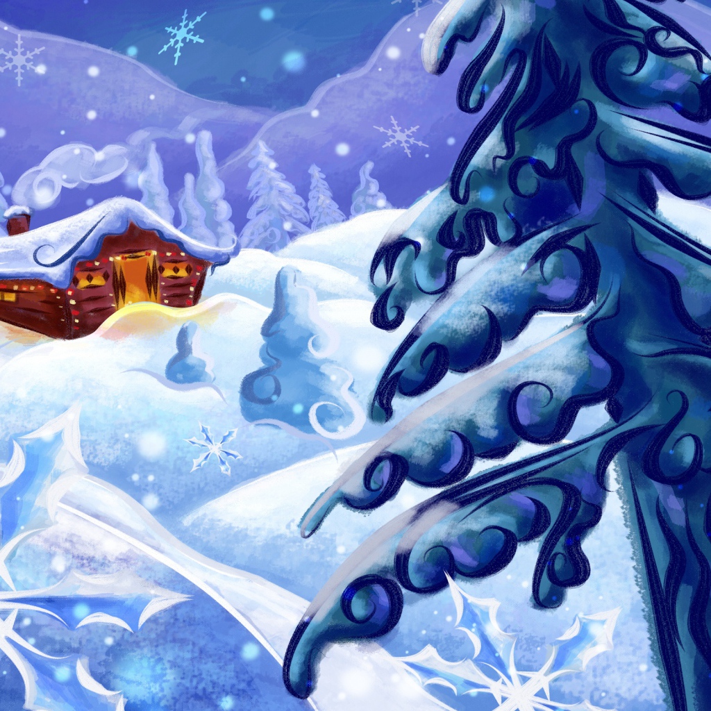 Снег Новый Год