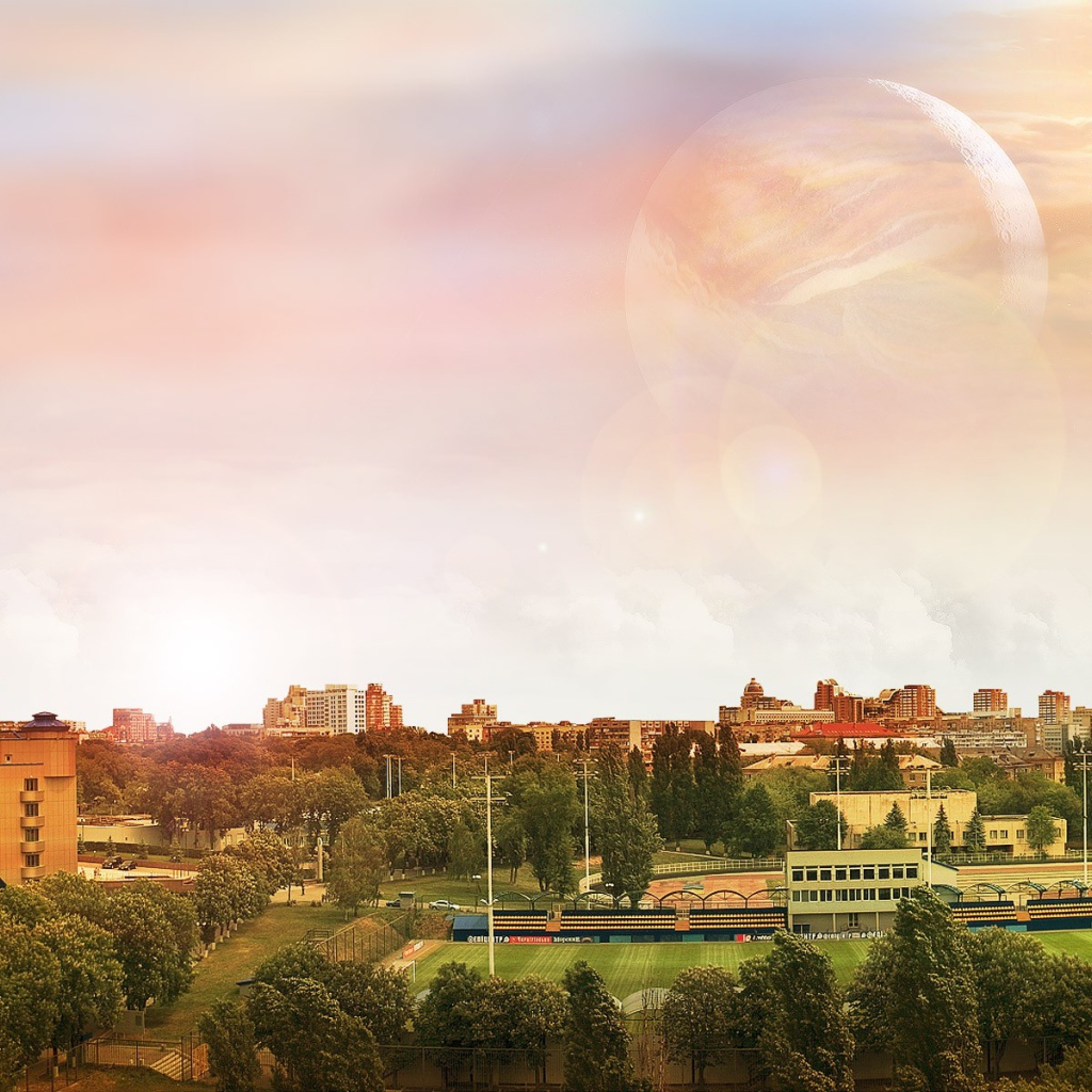 Город по луной