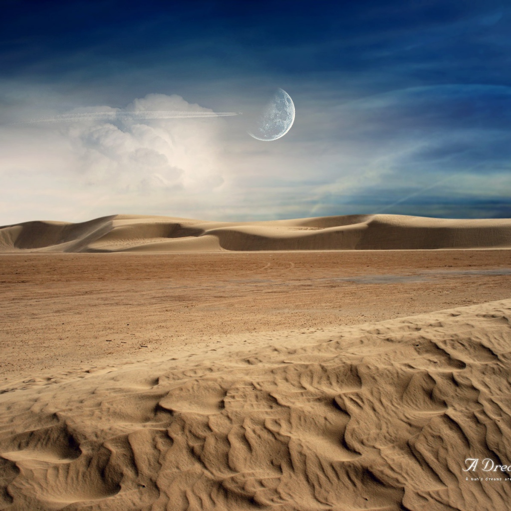 Луна в пустыне
