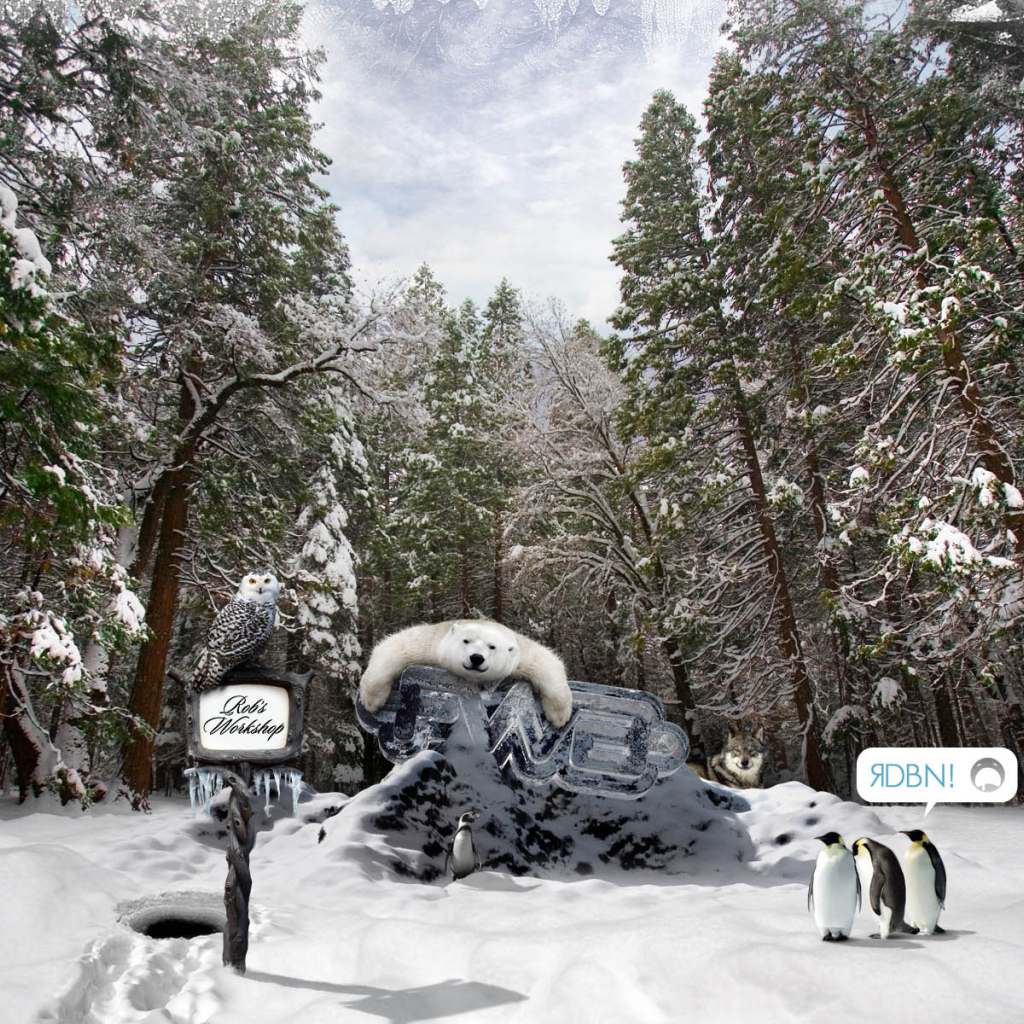 Зимний креатив