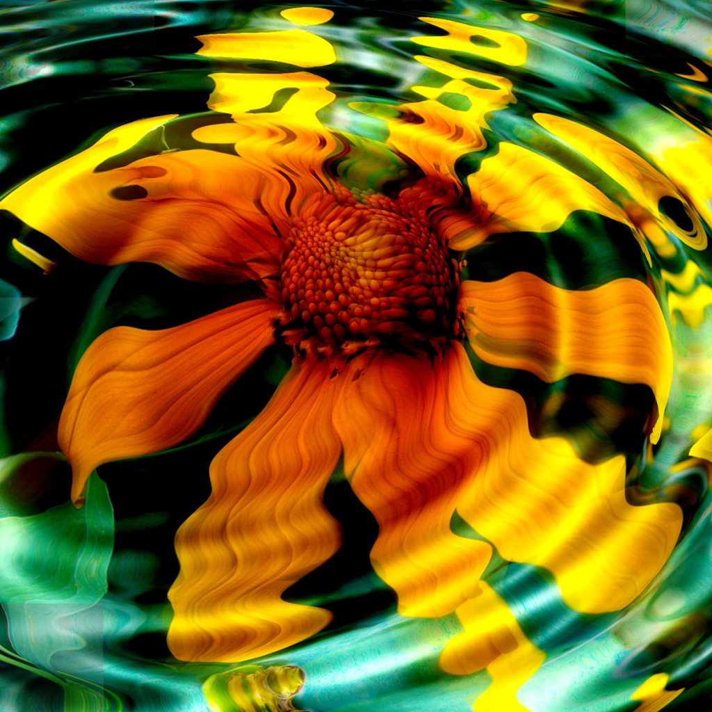 Желтое отражение