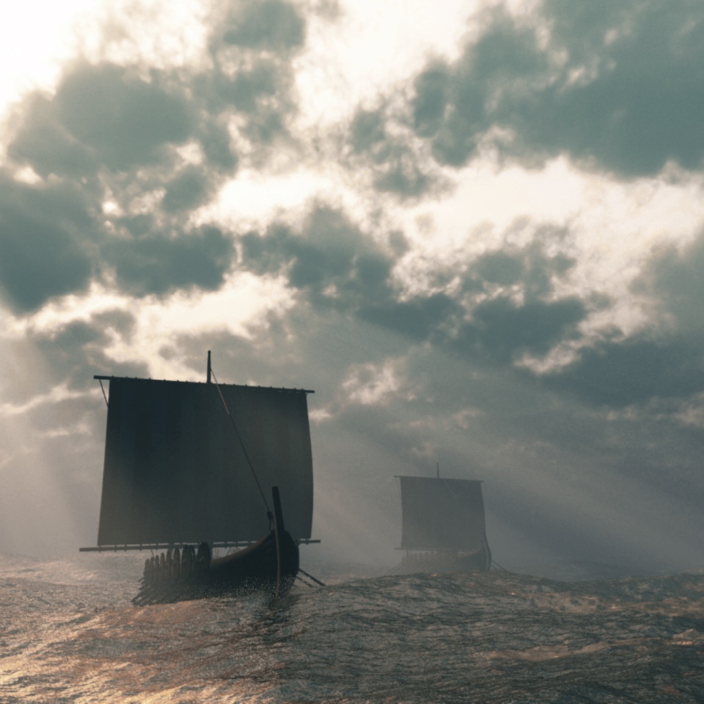 Лодки викингов