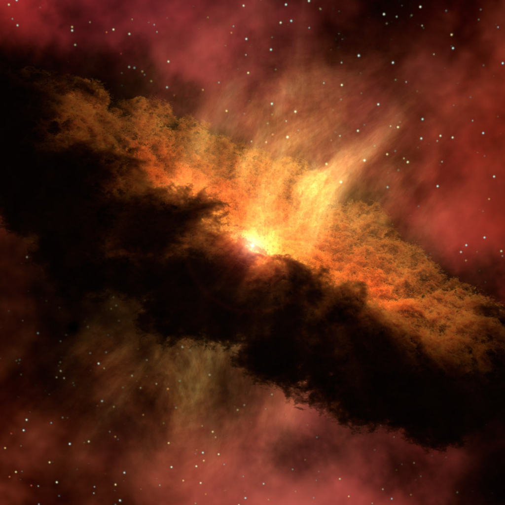 Красивый снимок телескопа Хаббл