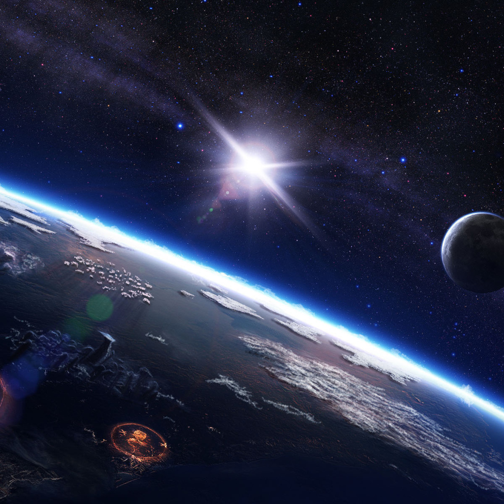 Ядерная война Вид с орбиты Земли