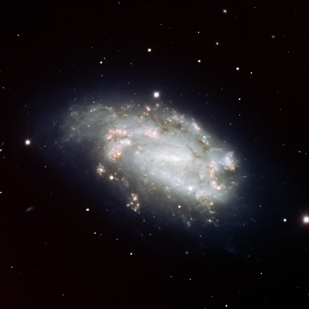 Реальный снимок галактики