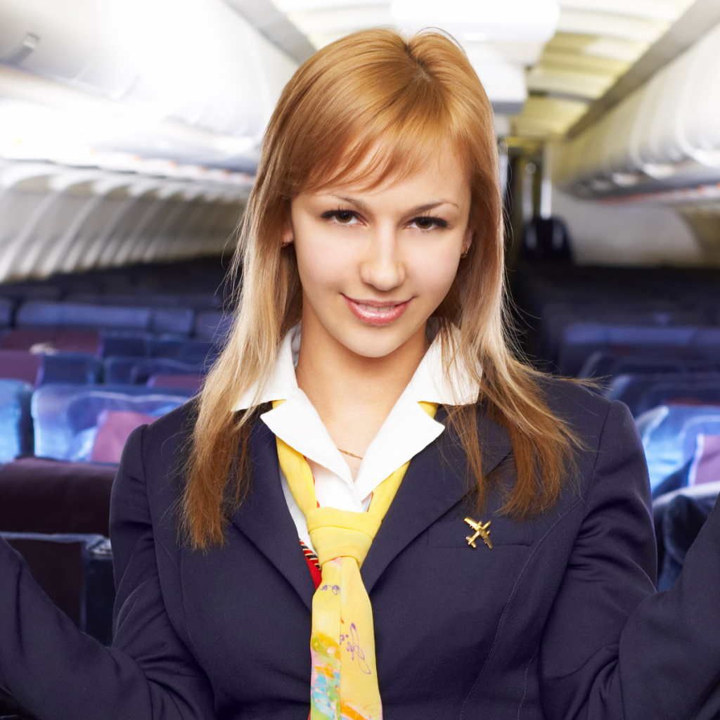 Красивая стюардесса