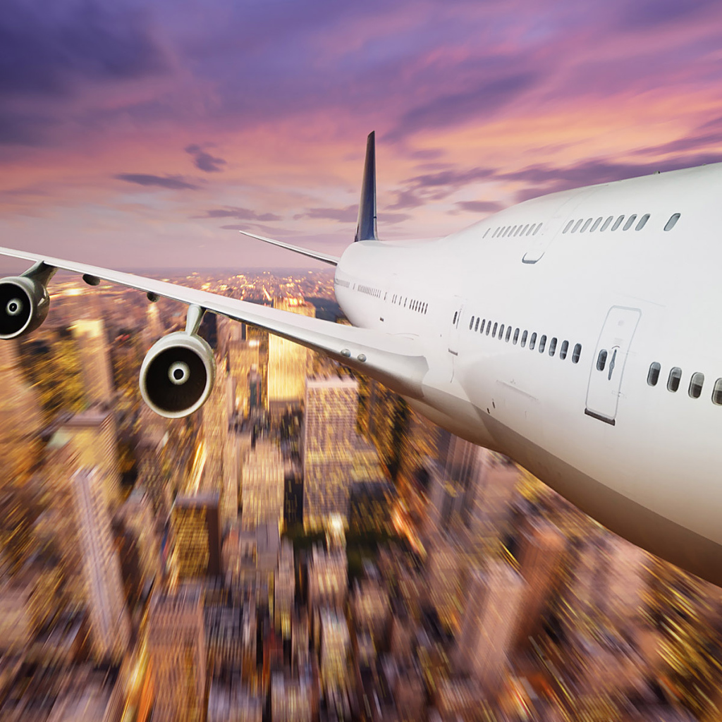 Полет над мегаполисом