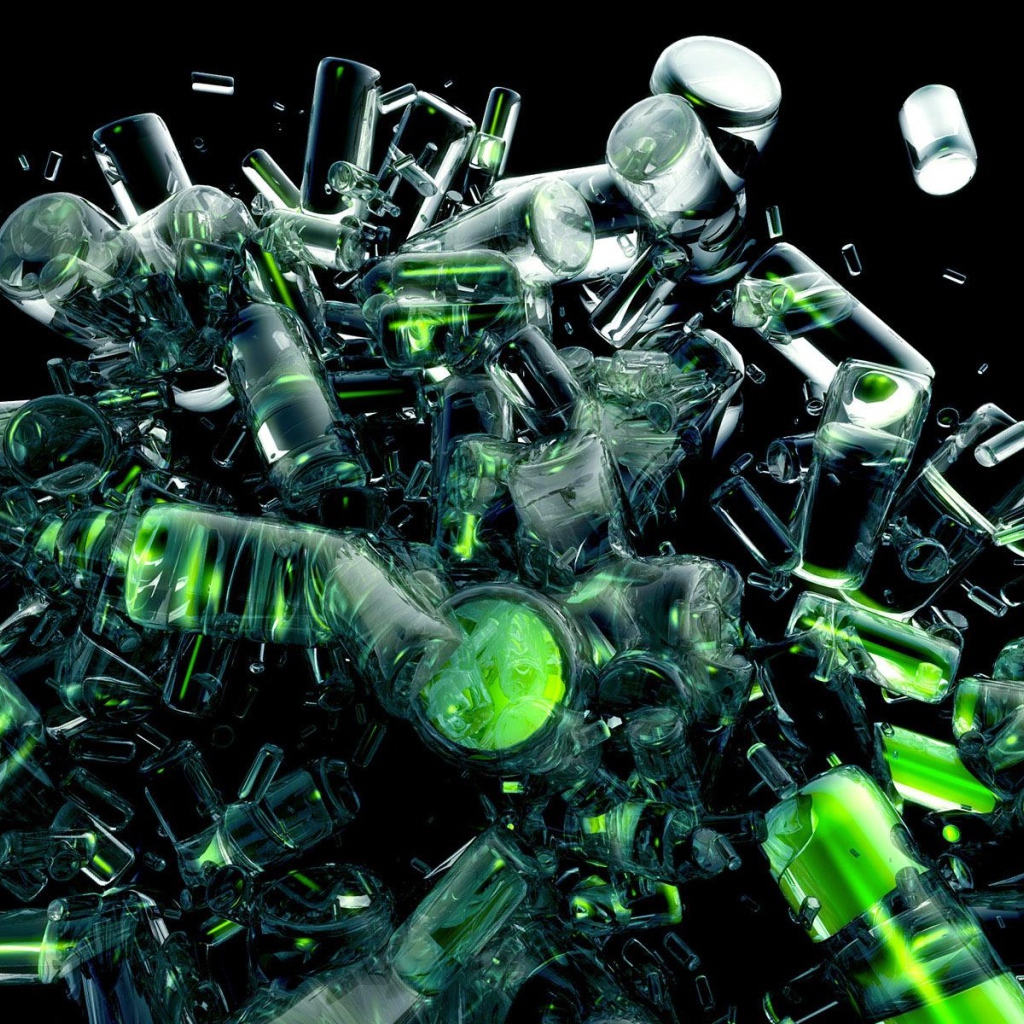 Абстракция стекла