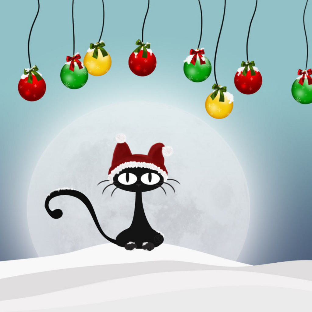 Праздничный кот