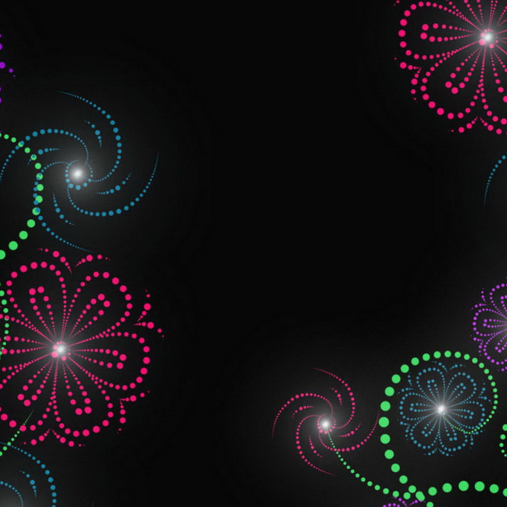 Цветы из света