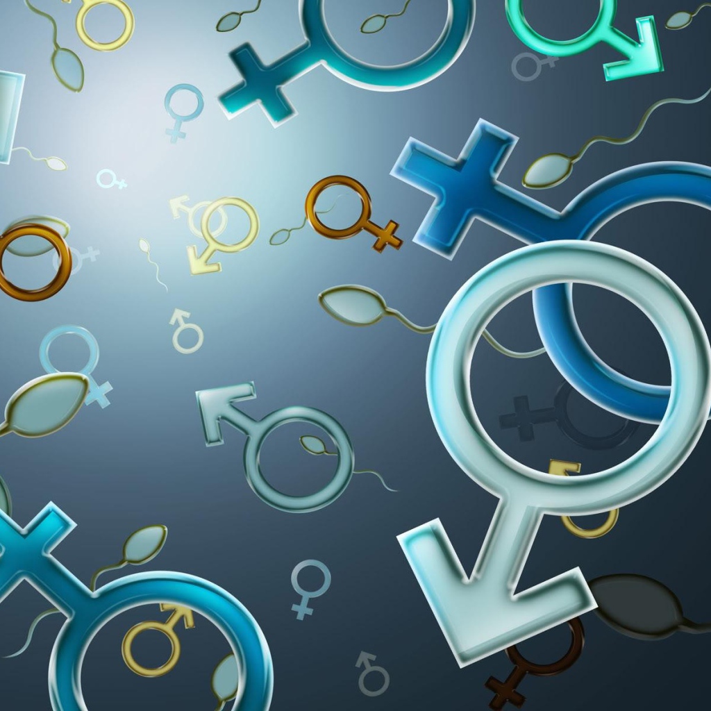 Мужской и женские знаки