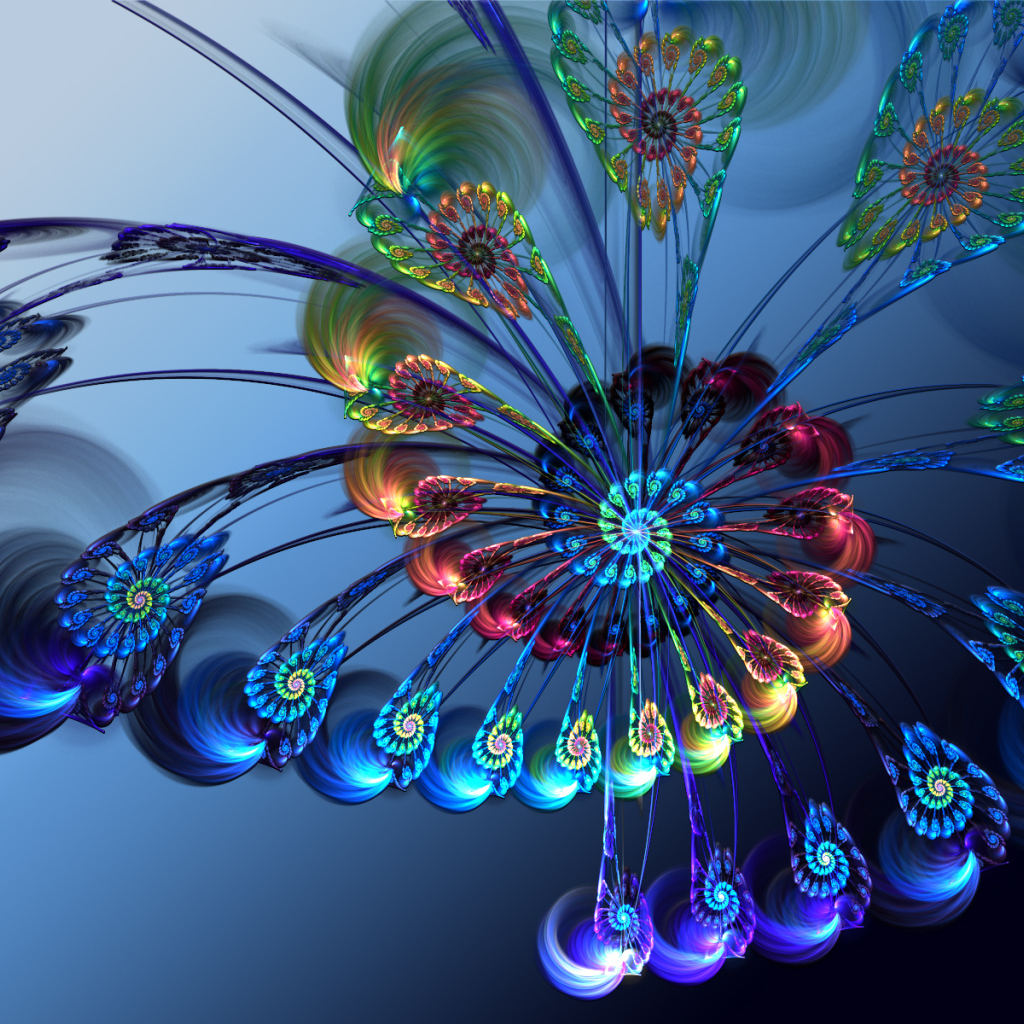 Радужный цветок