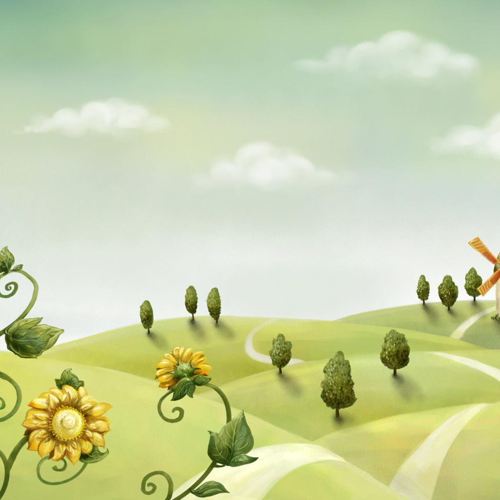 Деревенский пейзаж