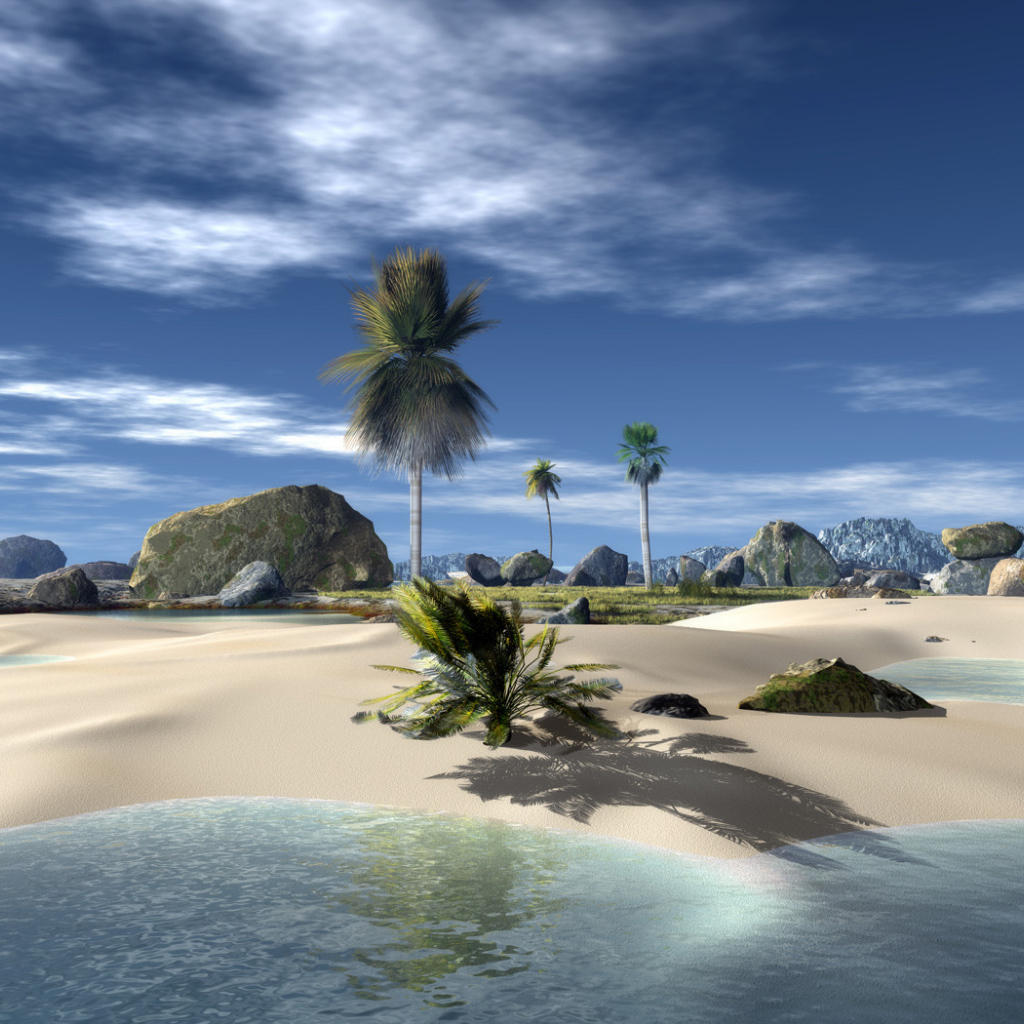 Песчаный островок