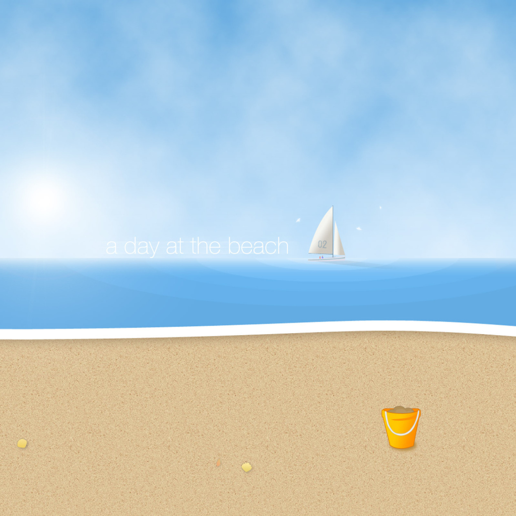 День на пляже