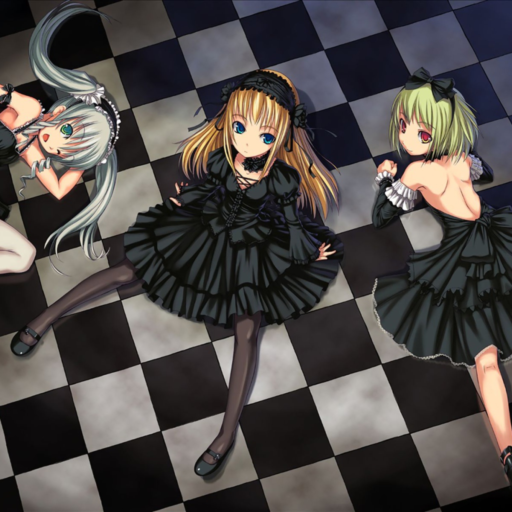 Клетчатый пол