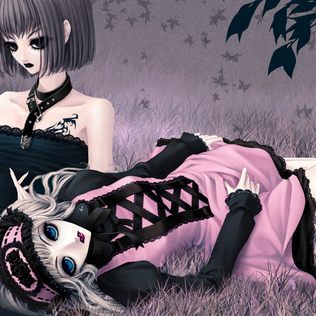 Подружки на траве