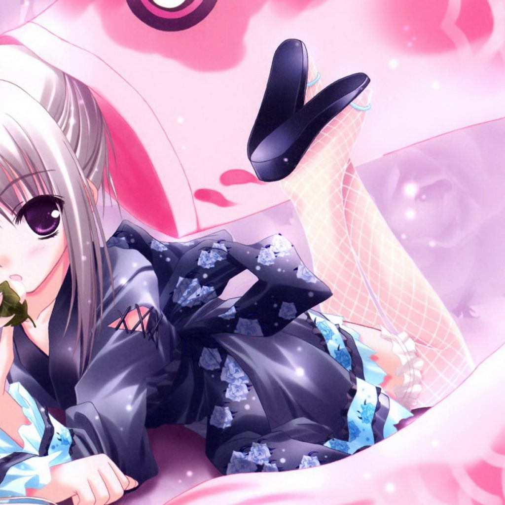 Девочка в кимоно