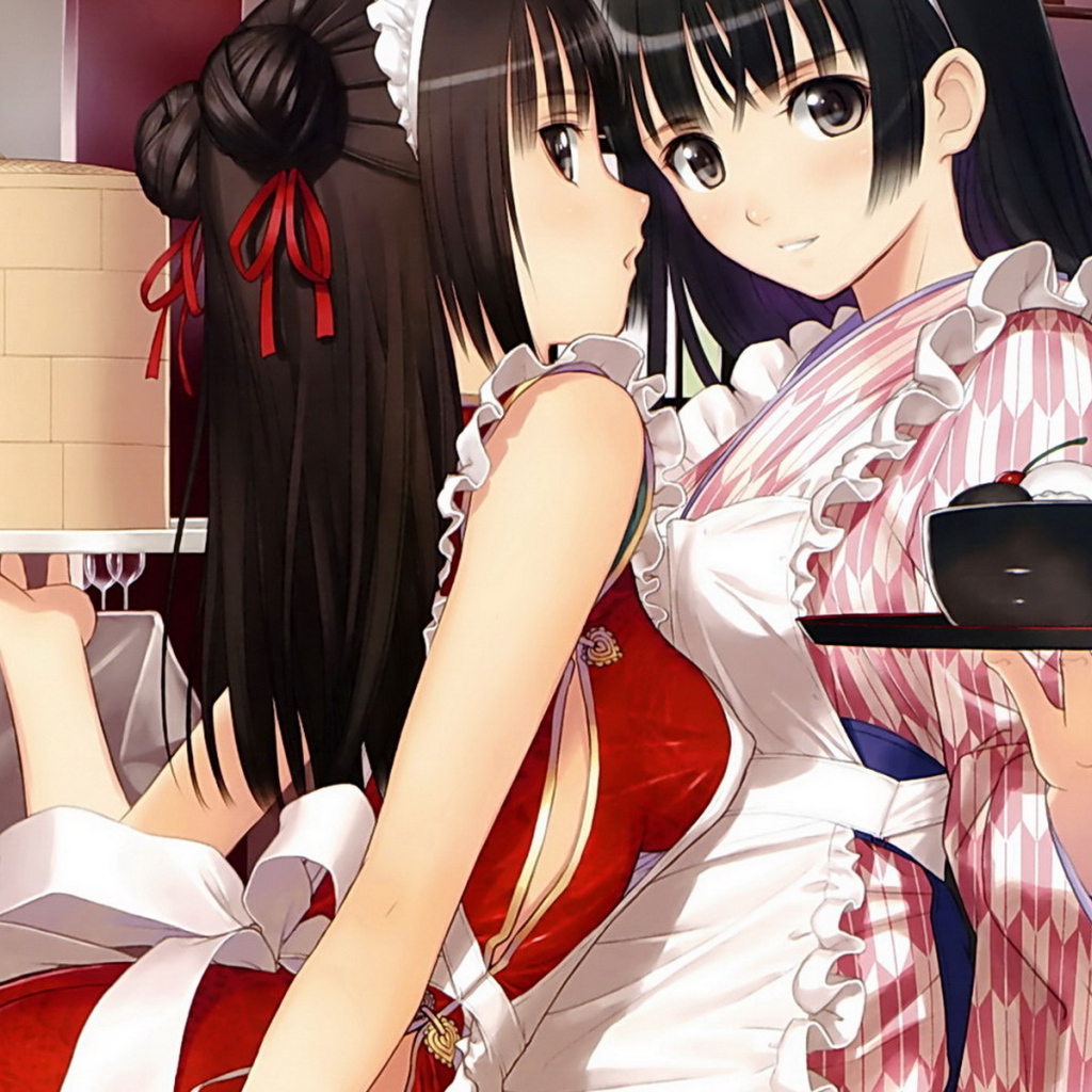 Девчонки - официантки