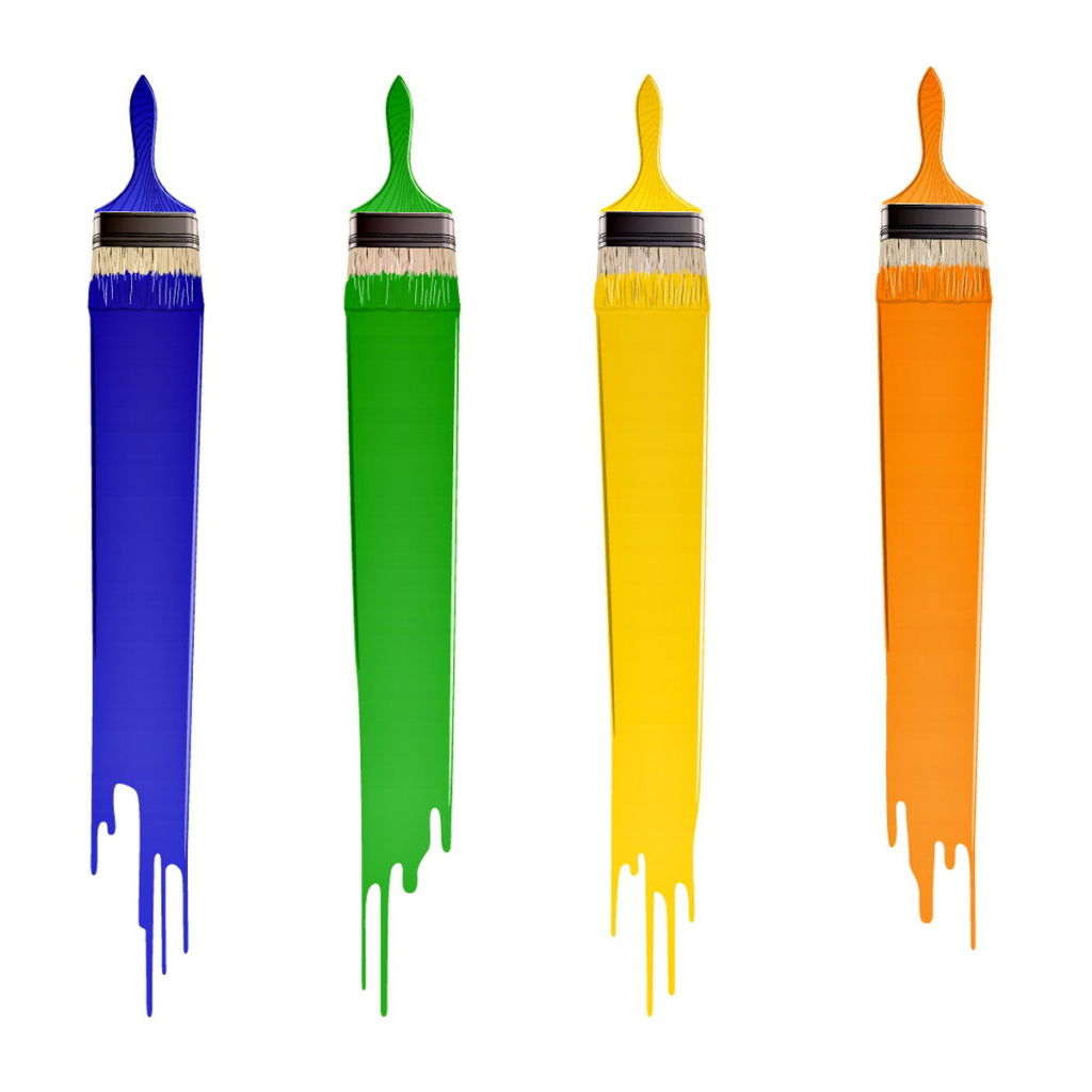 Разноцветные кисти