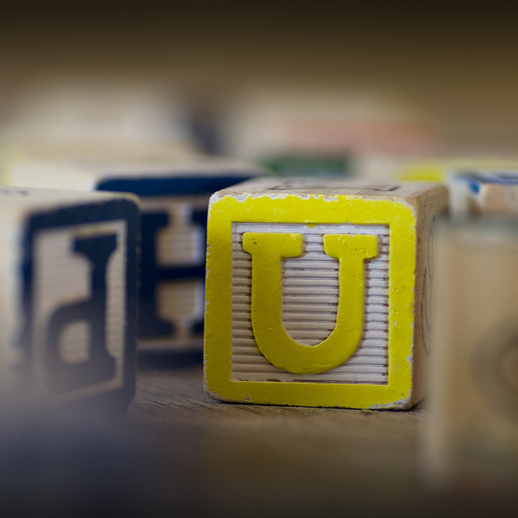 Кубики с буквами