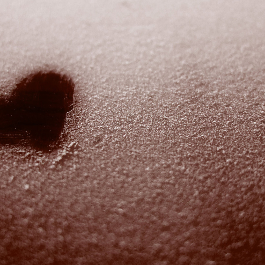 След на песке