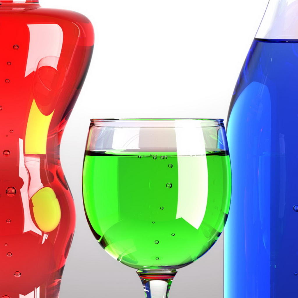 Разноцветные жидкости