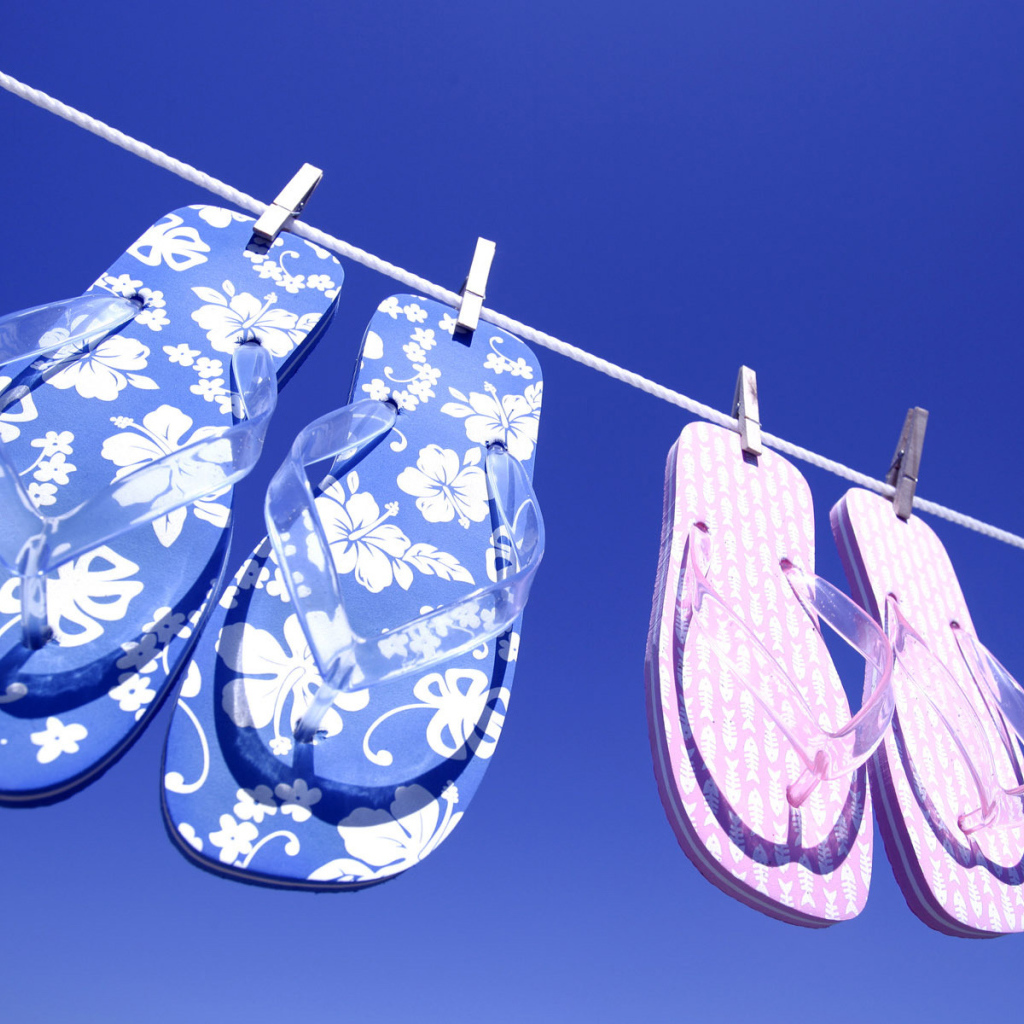 Тапочки на веревке