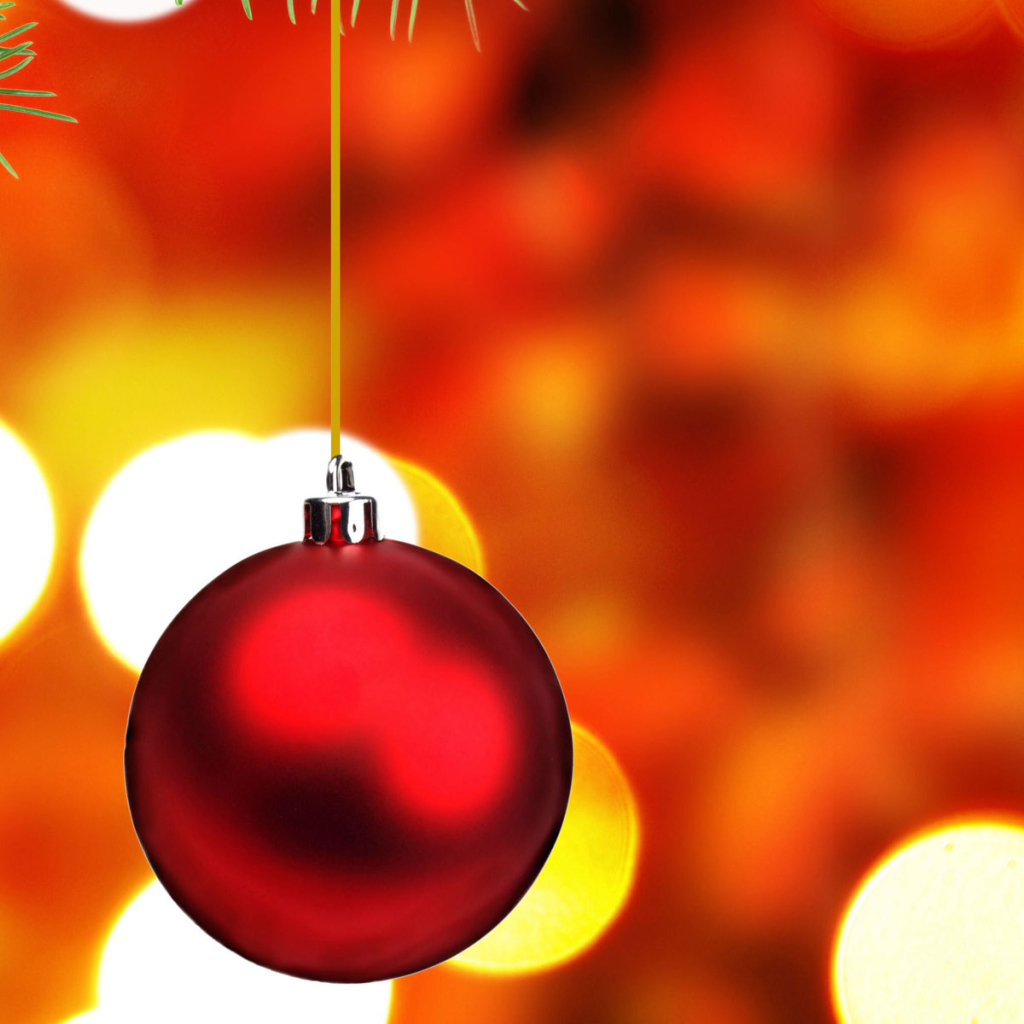 Красный шарик на Новый Год 2011