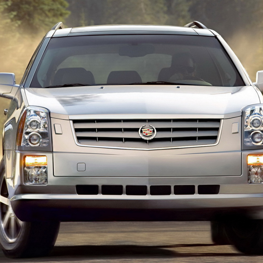 Кадиллак СРХ в лесном массиве