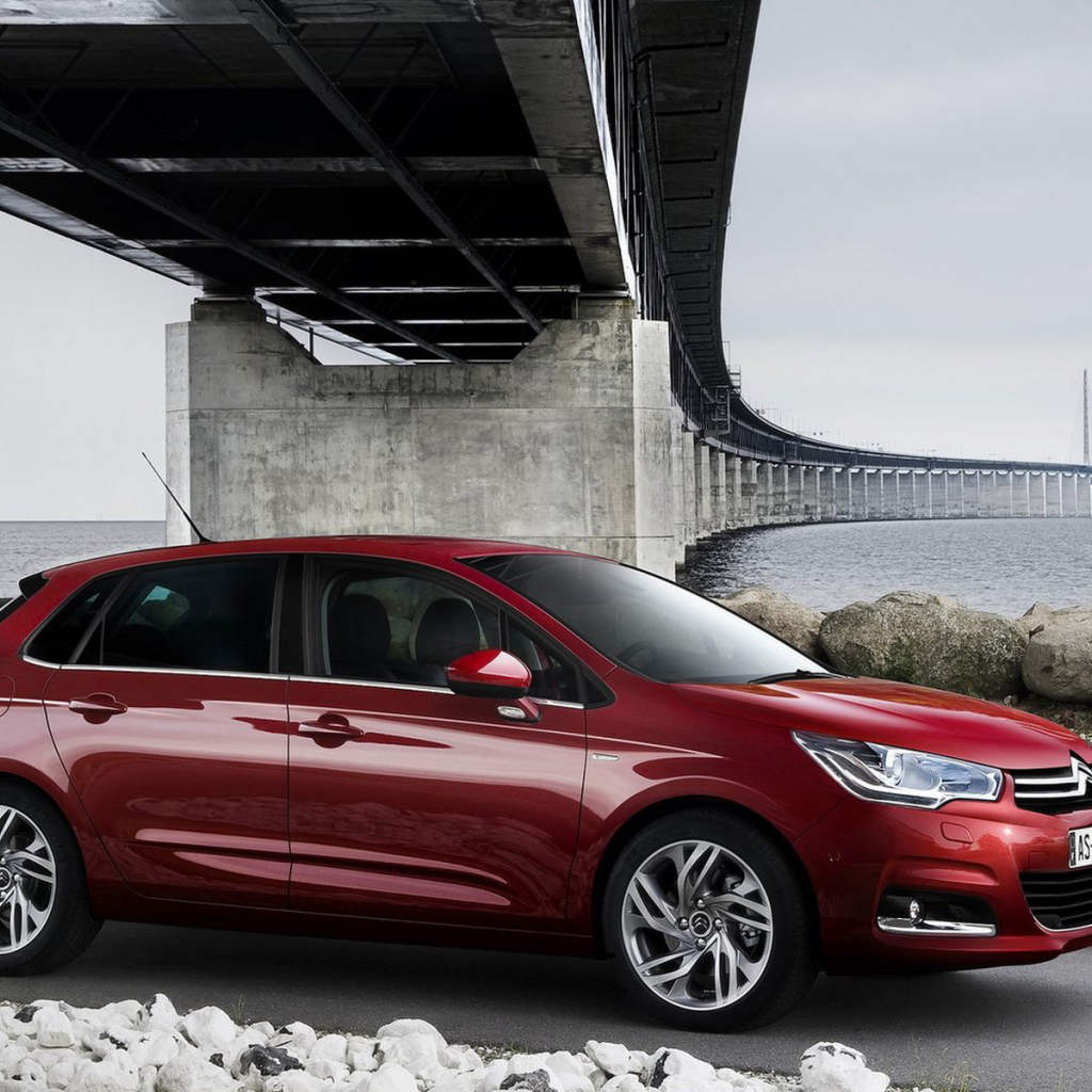 Ситроен С4 под мостом