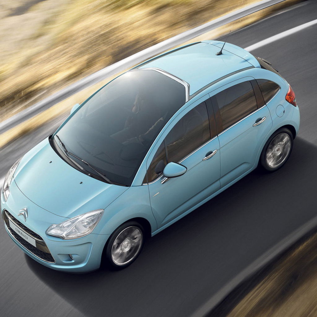 Ситроен С3 вид сверху