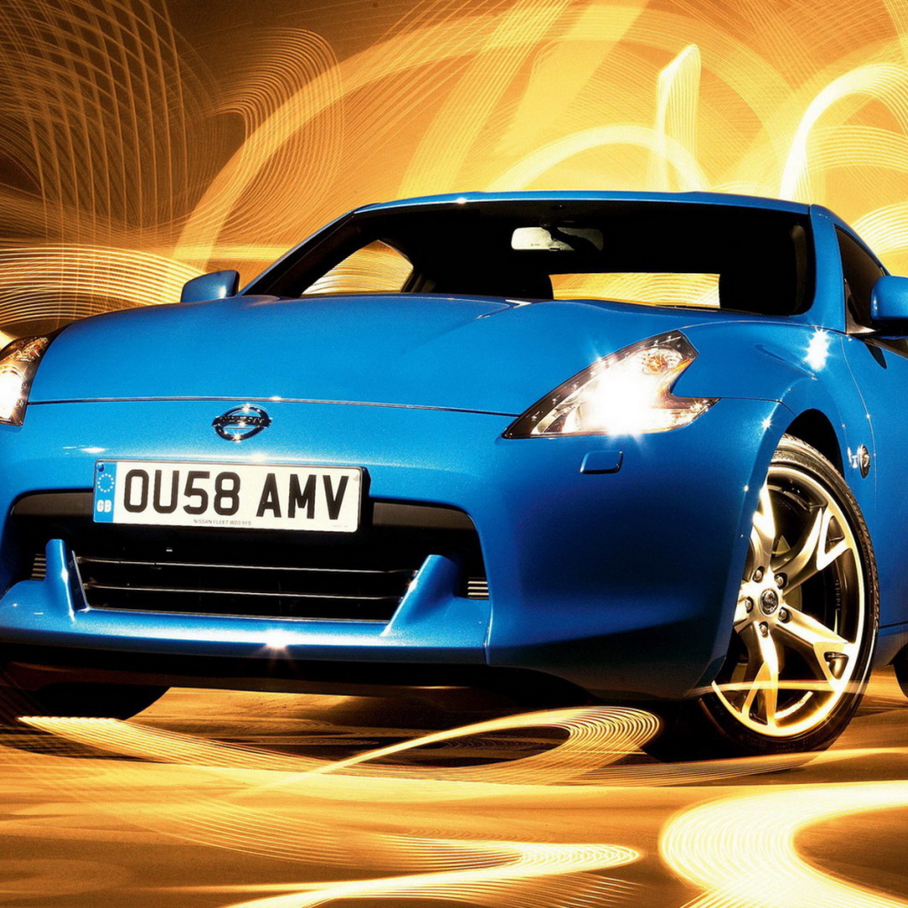 Голубая мечта Ниссан 370z