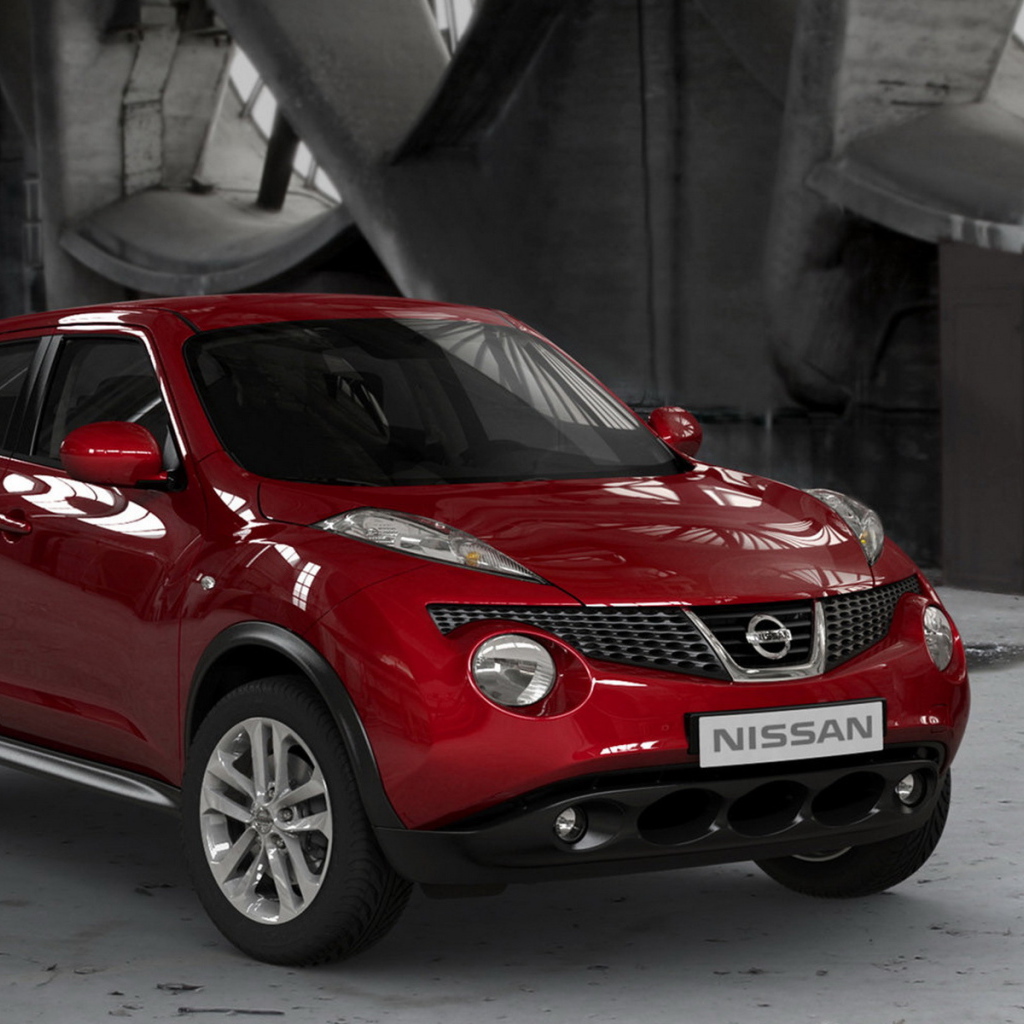 Ниссан Джук в красном цвете