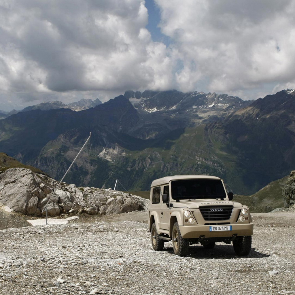 Ивеко Кампагнола на высоте гор
