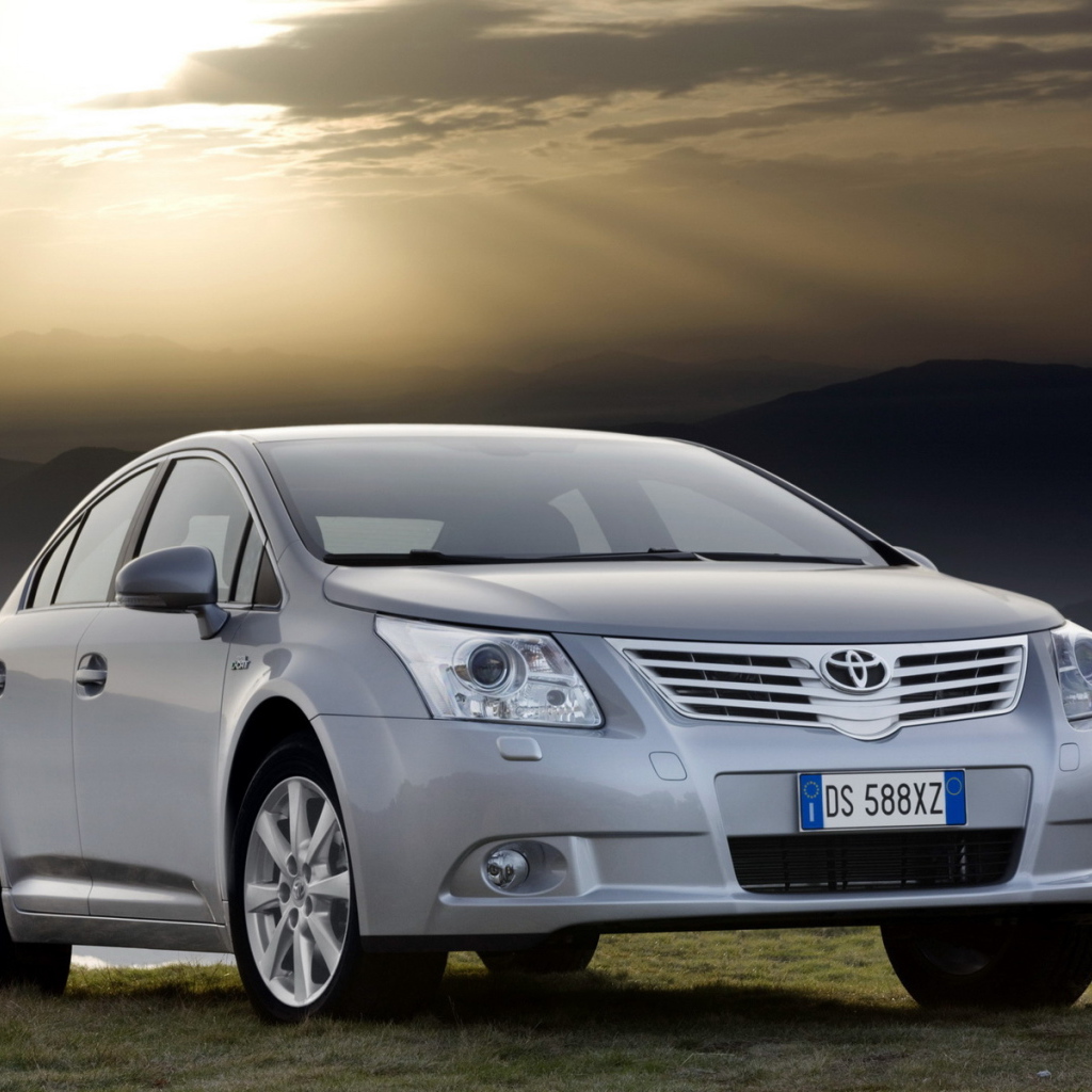 Toyota Avensis на возвышенности