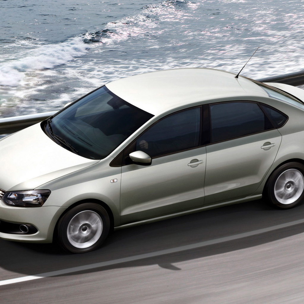 Фольксваген Поло в движении